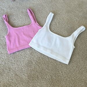 Cotton on ribbed crop tank tops